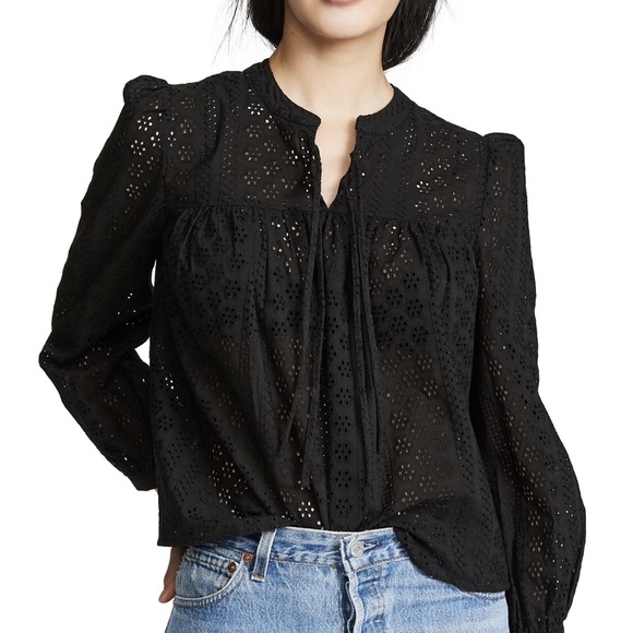 Madewell Tops - Madewell Double-Tie Peasant Top Madewell Tops - Madewell Double-Tie Peasant Top